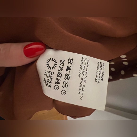 Reformation Twilight Midi Length Dress in Au Lait - Picture 3 of 8